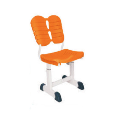Orange Plastic Reader Chair, Dimension: 16 x x inch