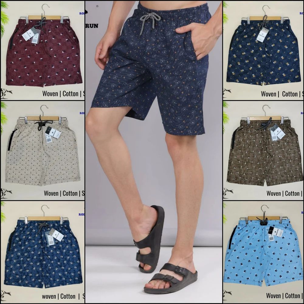 Printed Regular Fit Mens Cotton Bermuda Shorts Price in Tiruppur, Tamil  Nadu – ₹130 vamanar garments
