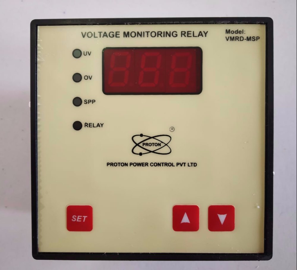 Proton 3ph Door Mountable Voltage Monitoring Relay, Model Name/Number