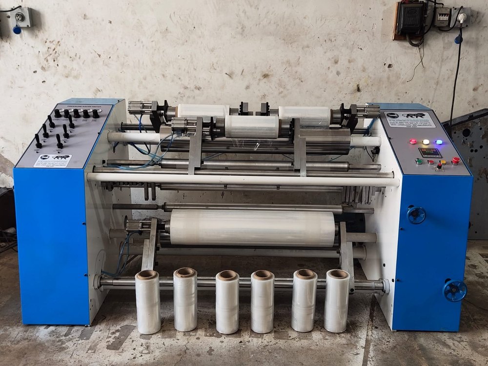 PVC Cling Film & Stretch Film Slitting Rewinding Machine in Ahmedabad