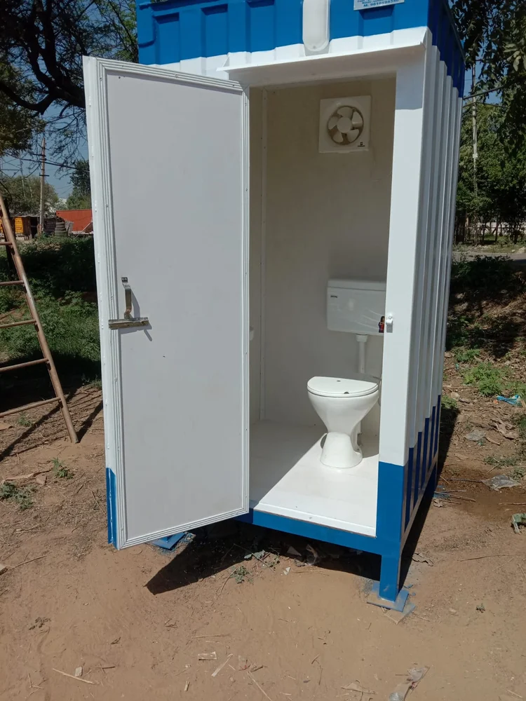 PVC Prefab Toilet Portable Cabin at 400000.00 in Prayagraj