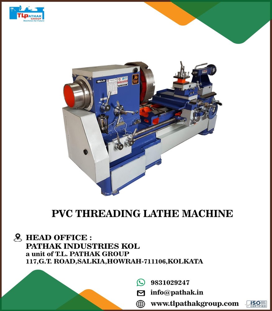 PVC Threading Lathe Machine, 3 HP in Cuttack Pathak Machines Industries