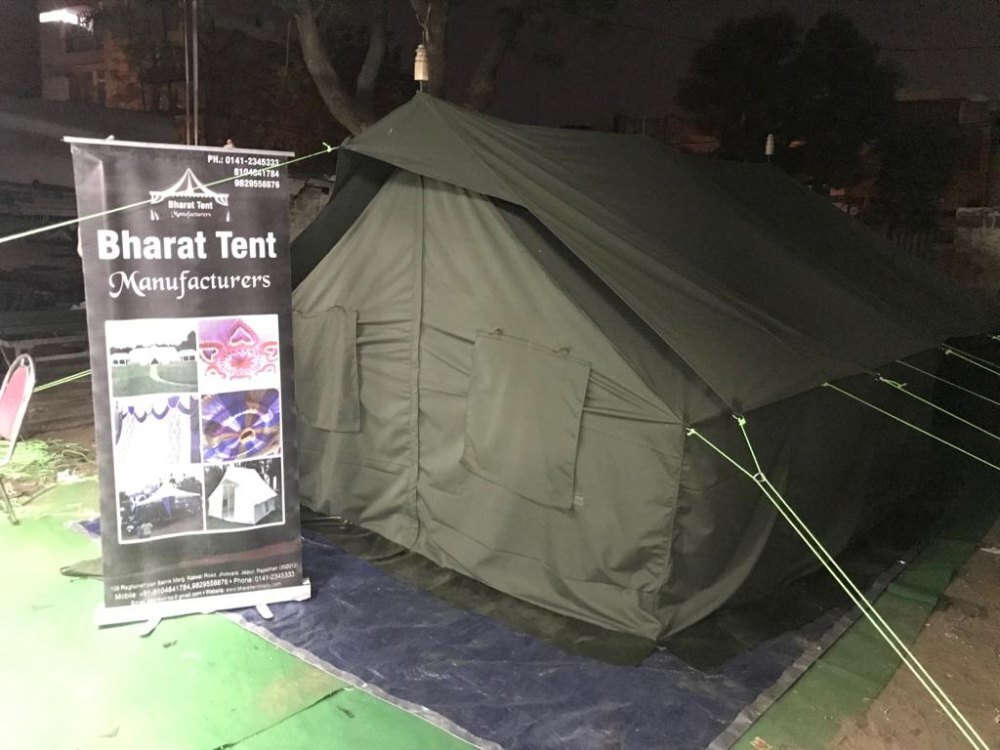 Pyramid Canvas Military Waterproof Tents, For Outdoor, Size: 5x10 M Price  in Jaipur, Rajasthan – ₹18,500 Bharat Tent Manufacturers