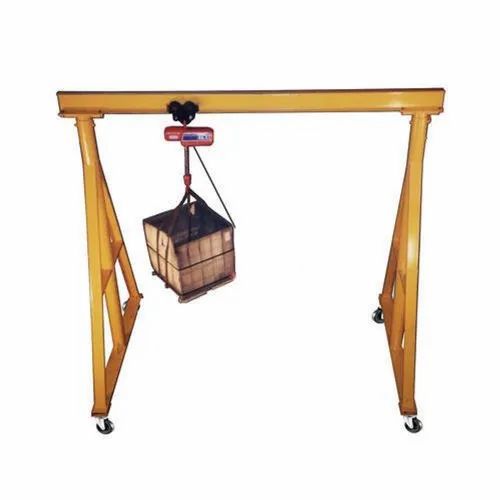 Rajgauri Portable Gantry Cranes, Maximum Lifting Capacity 05 Ton
