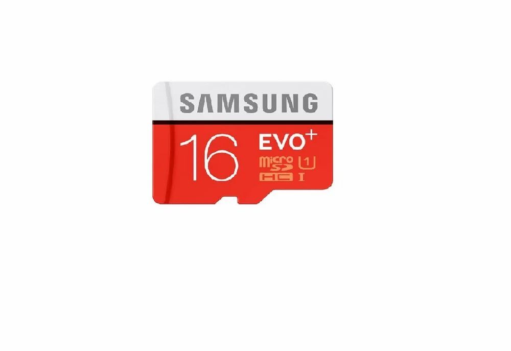 SAMSUNG MicroSD 16GB Memory Card EVO, For Laptop, Memory Size: 16