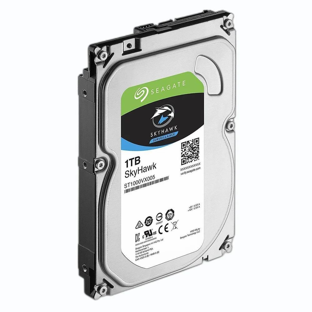 Seagate Skyhawk ST1000LV000 HDD, Storage Capacity: 1TB Price in  Vizianagaram, Andhra Pradesh – ₹2,850 CCTV CARE