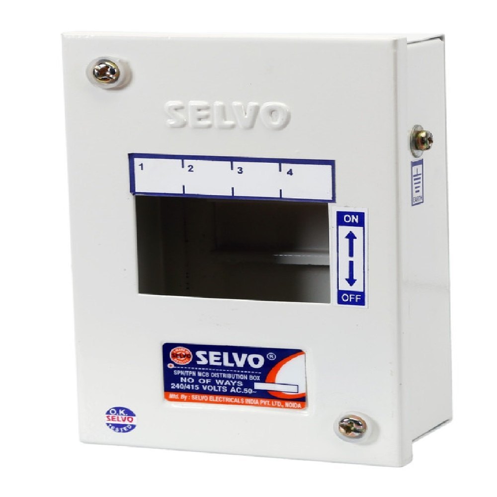 Selvo 4 Pole MCB Metal Enclosure in Noida SELVO ELECTRICALS INDIA PVT