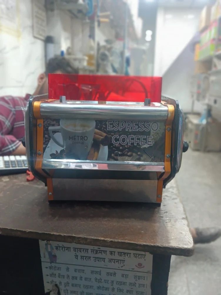 Semi Automatic 14 Inch Espresso Tea Coffee Machine, 200 Cups/Day