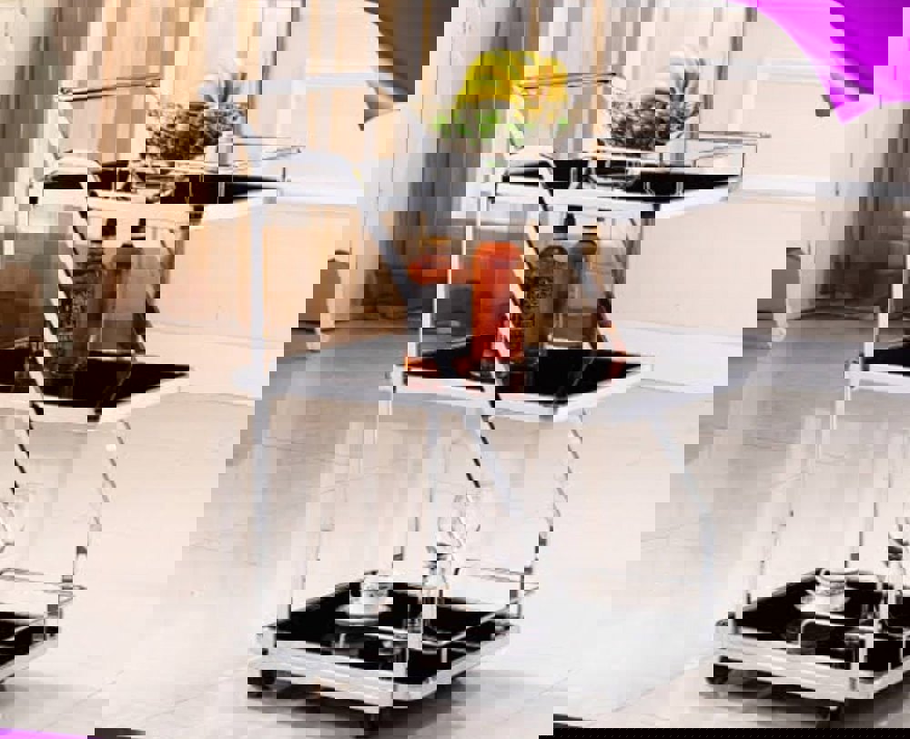 Serving Stainless Steel Tea Trolley, Model Name/Number T1, Load