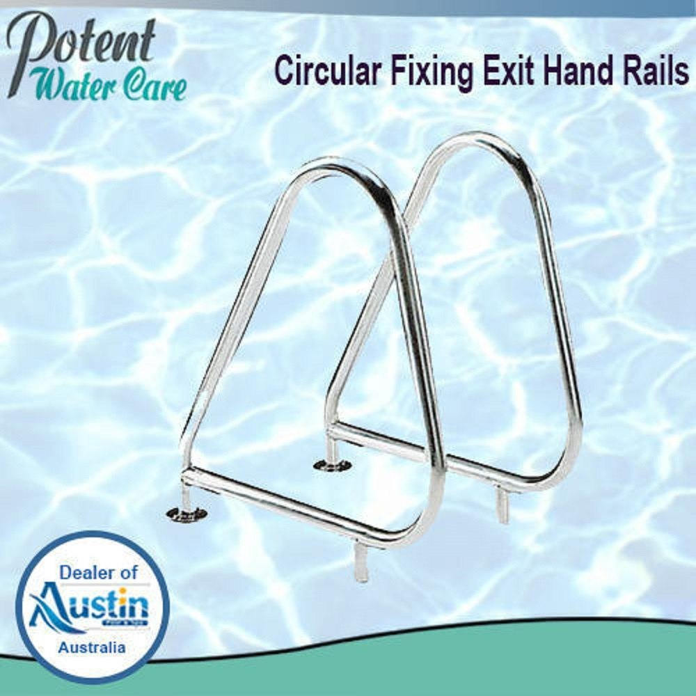 Silver Swimming Pool Exit Grab Rail in Rohini Modcon industries Pvt ltd.