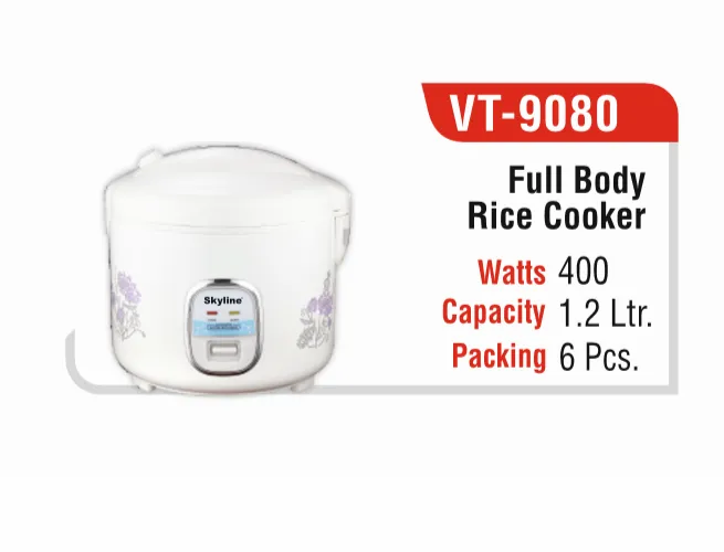 Skyline Full Body Rice Cooker, White Manufacturer Seller in Shahdara  ATHARV ENTERPRISES