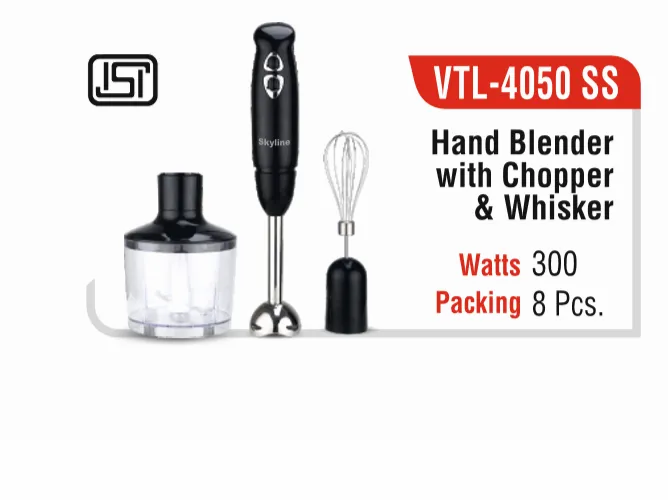 Skyline Hand Blender with Chopper, 300 W Manufacturer Seller in