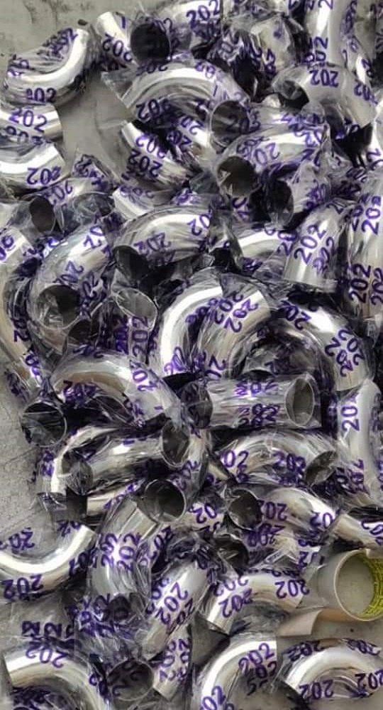 Stainless Steel Dairy Bend Fitting, For Structure Pipe, Size 2" in Guwahati Fortune Metal