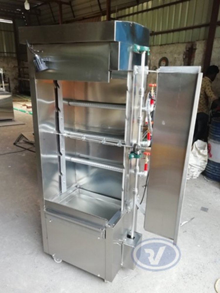 Stainless Steel Electric Rv 15 Birds Grill Machine, For Hotel in