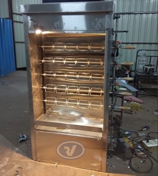 Stainless Steel Electric Rv 25 Birds Grill Machine, For Hotel in