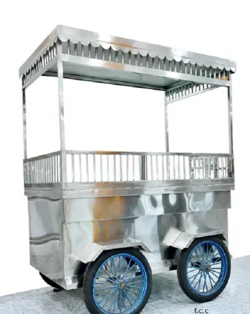 Stainless Steel Food Cart in Bengaluru Iskra Equipment And Machines