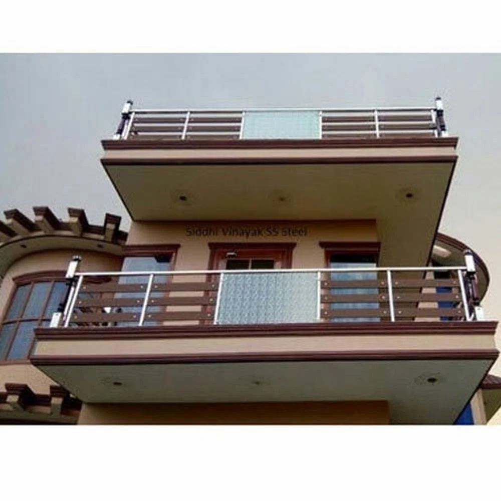 Stainless Steel Modern Balcony Railing Price in Gurugram, Haryana