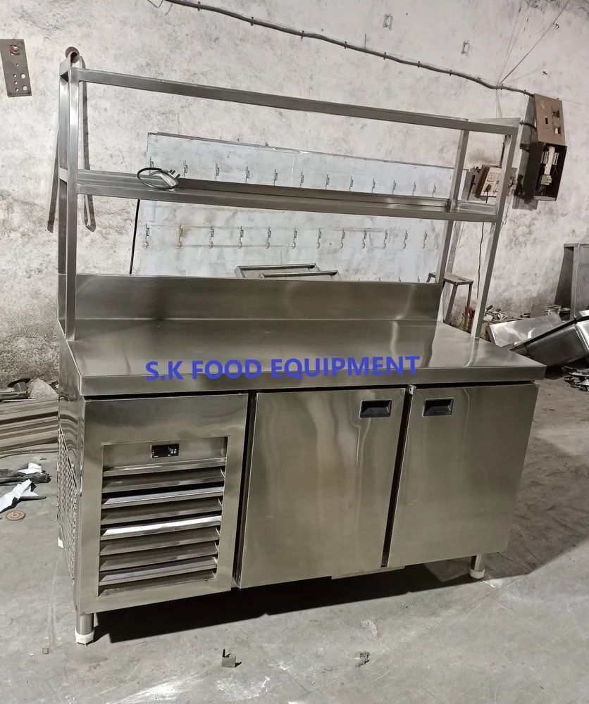 Stainless Steel Pickup Counter With Refrigeration, For Commercial