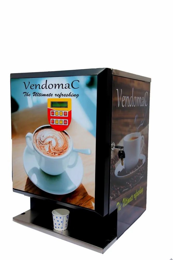 Stainless Steel Vendomac Coffee Vending Machine, For Offices