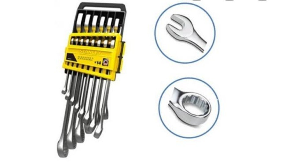 Stanley Combination Spanner Set ANSI, Size 12 To 24 Manufacturer