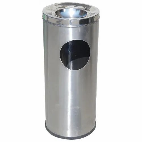 Steel Silver Metal Dustbin Price in Jaipur, Rajasthan – ₹1,300 Chandra  International
