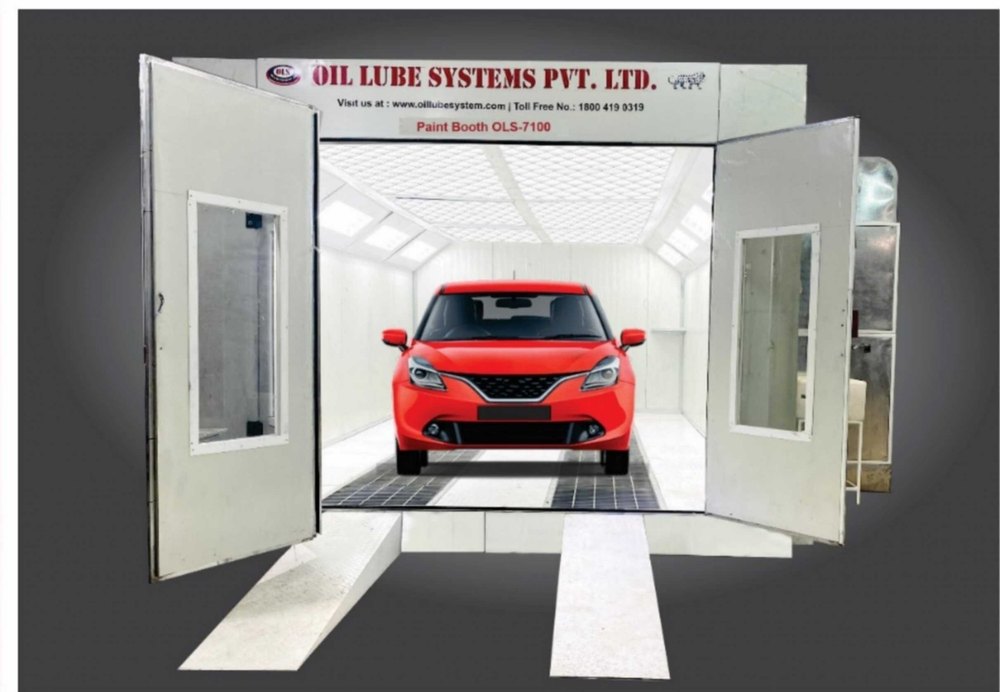 Steel Spray Paint Booth Model OLS7100, Booth Size 7x4 Manufacturer