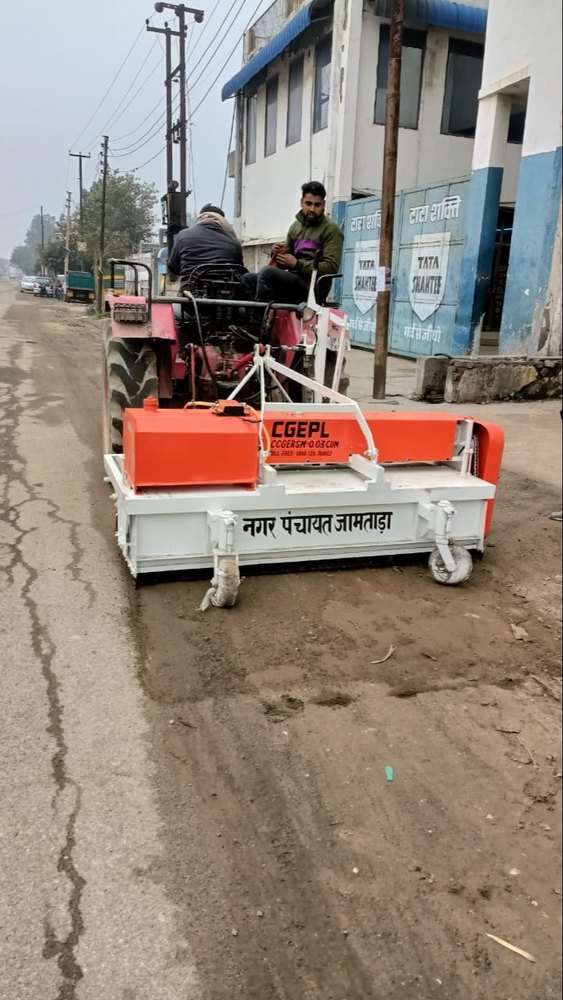 Tractor Attach Road Sweeping Machine in Ghaziabad Clean & Green Equipments Private Limited