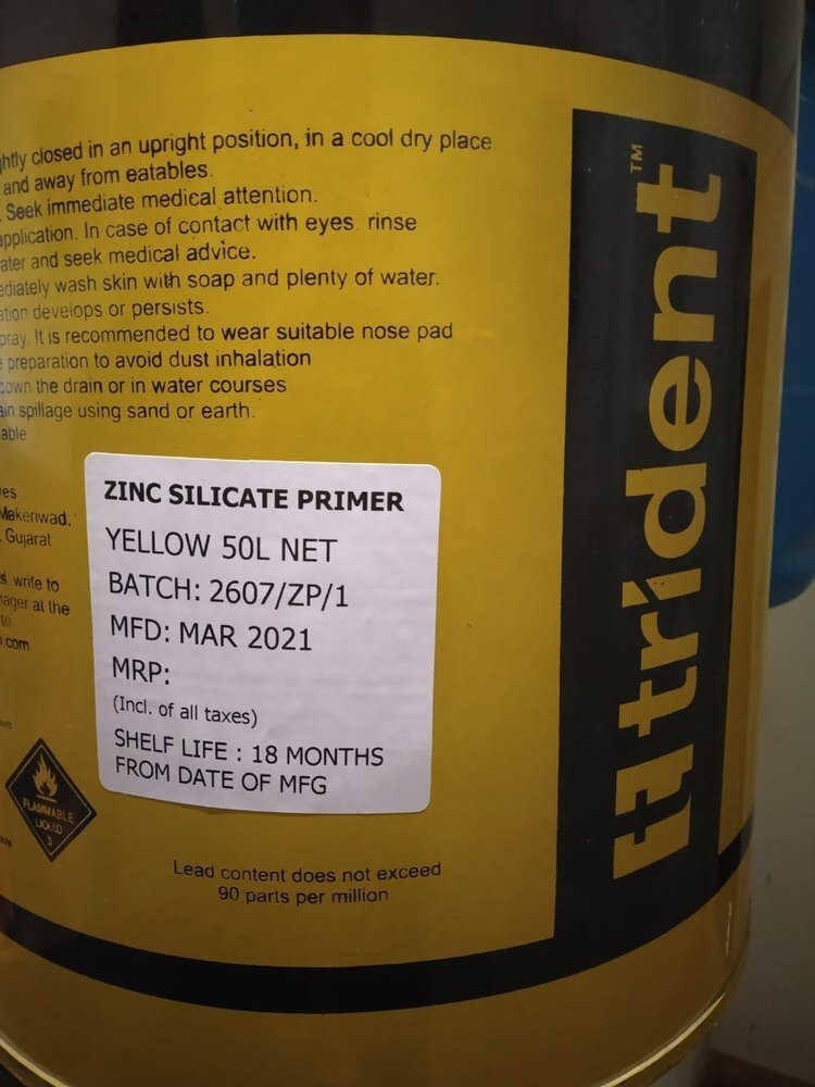 Inorganic Zinc Rich Primer Berger Zinc Silicate Primer Trident