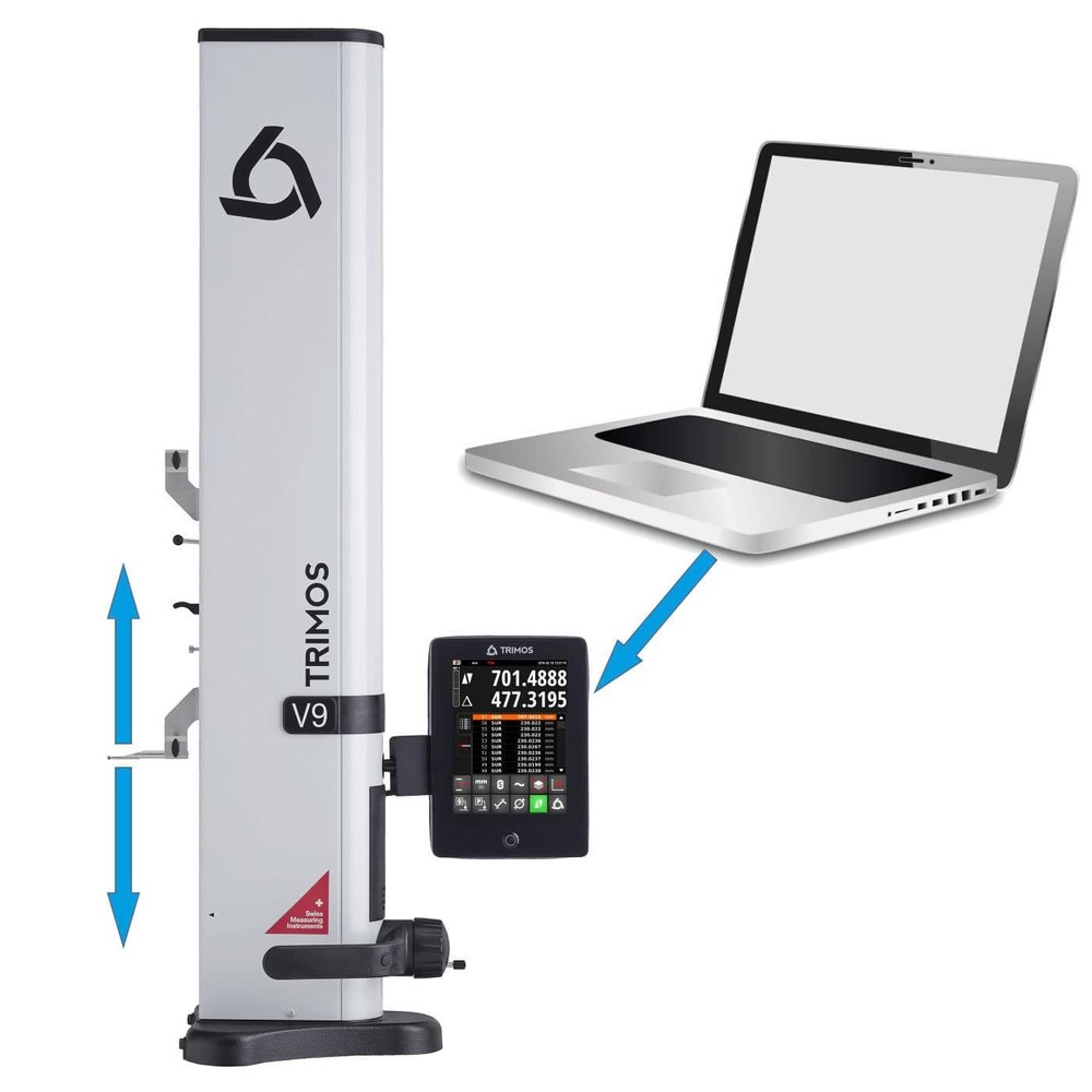 Trimos 0600mm 2D Digital Height Gauge, Model Name/Number v7700