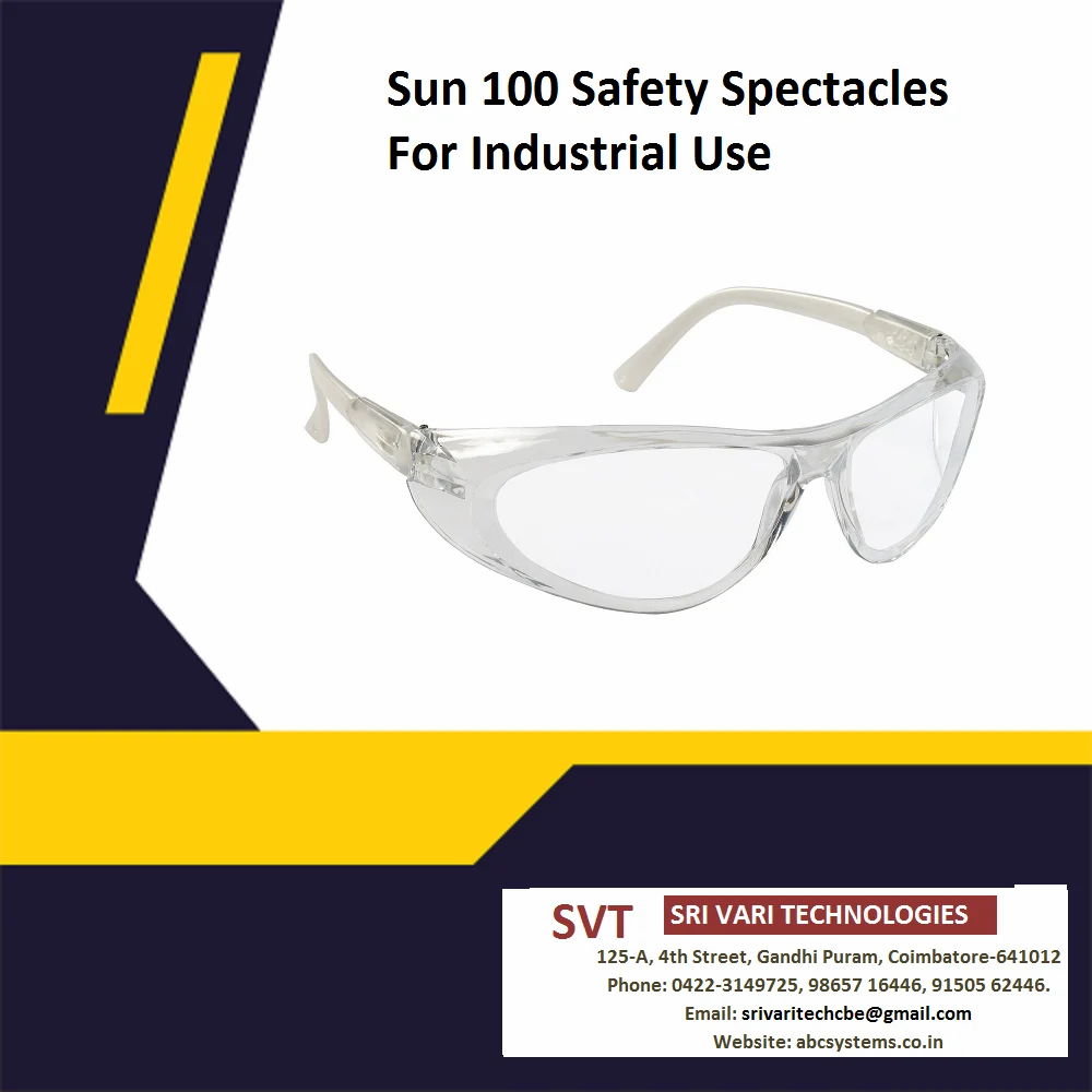 White Sun 100 Safety Spectacles, Lens Type: Zero-power Price in