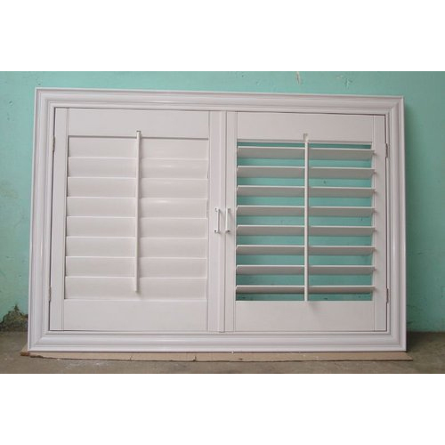 White UPVC Adjustable Louver Window in Krishnagiri Pearl Building