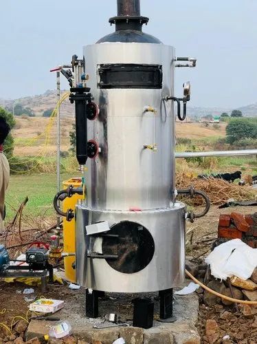 Wood Fired Vertical Steam Boiler, Non-IBR, 100 kg/Hr Price in Alwar,  Rajasthan – ₹1,00,000 Gokul Engineering Works