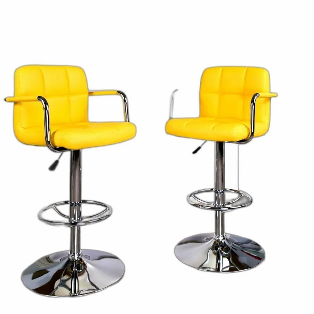 YELLOW Stainless Steel Bar Stool Chair Price in DELHI, Delhi – ₹8,500  GAUTAM FURNITURE