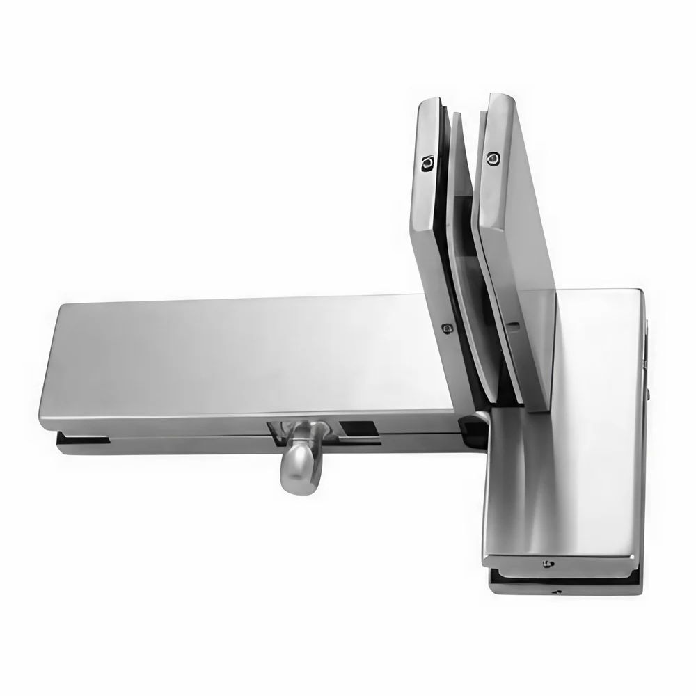 Zolon Stainless Steel ZPF61 Double Over Panel Patch, For Glass Fitting