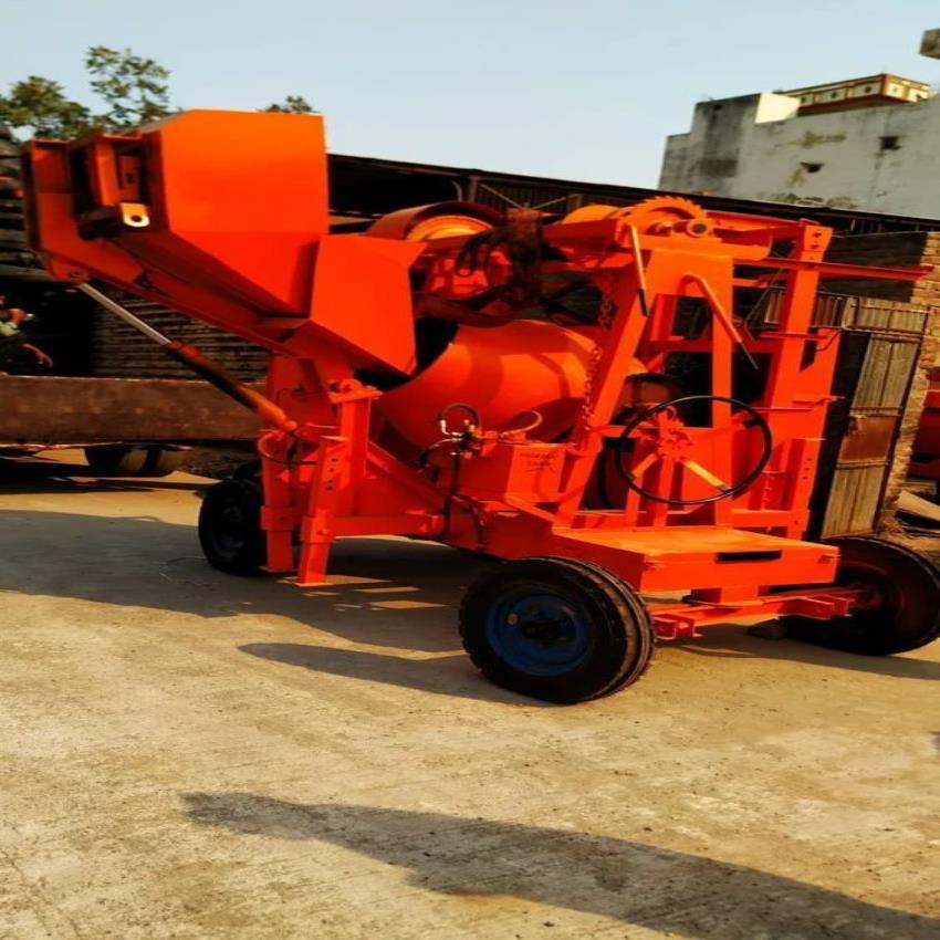10 hp Semi-Automatic Shree Shakti Diesel Mixerwith Lift Machine, 1800kg, Capacity: 1 Bag Cement