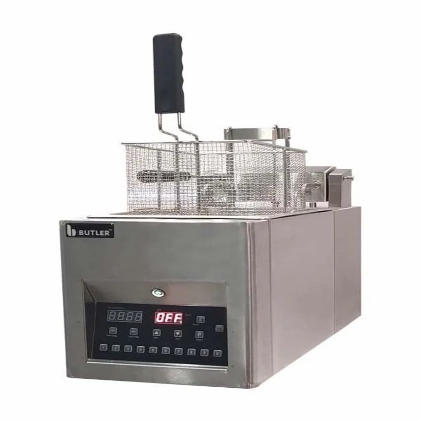 12 litre Single Tank Electric Fryer with digital controls and auto lift feature