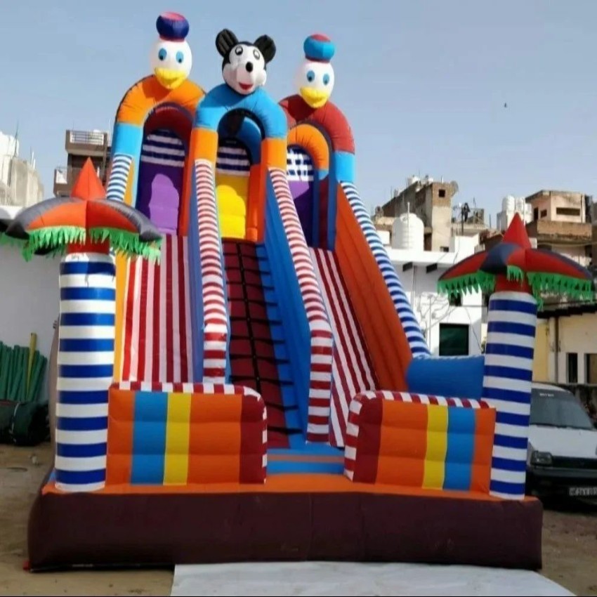 14*22 14*22 Jumping Bouncer Mickey Mouse Big Size, Child Age Group: 3-15 Yrs