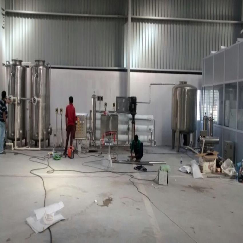 1500 LPH R O Plant in Zambia, Stainless Steel