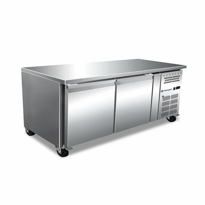 2 Door Undercounter Freezer with SS 304 inside but without table top, 282
