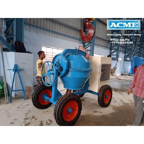 Semi-Automatic Hand Fed Concrete Mixer