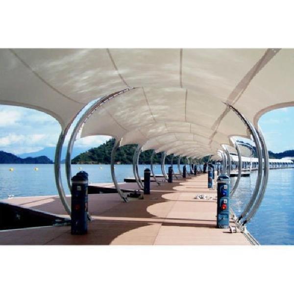 Walkway Covering Tensile Structure