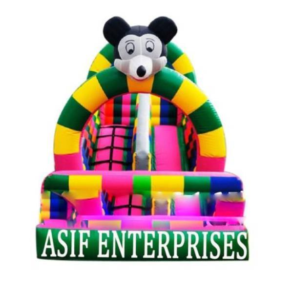 Srf 560 Gsm Multicolor Jumping Jacks Bouncy, Child Age Group: 4-15Yrs