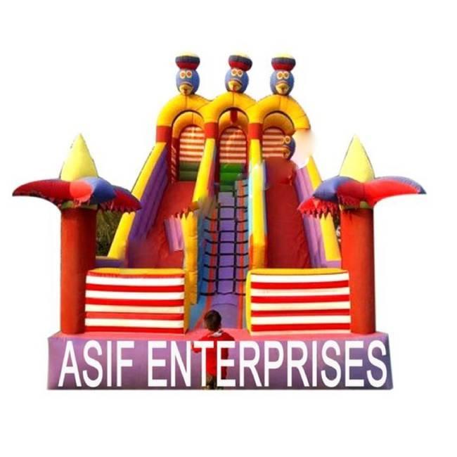 Srf 560 Gsm Multicolor Jumping Sliding Bouncy, Child Age Group: 4 To 15 Years Old