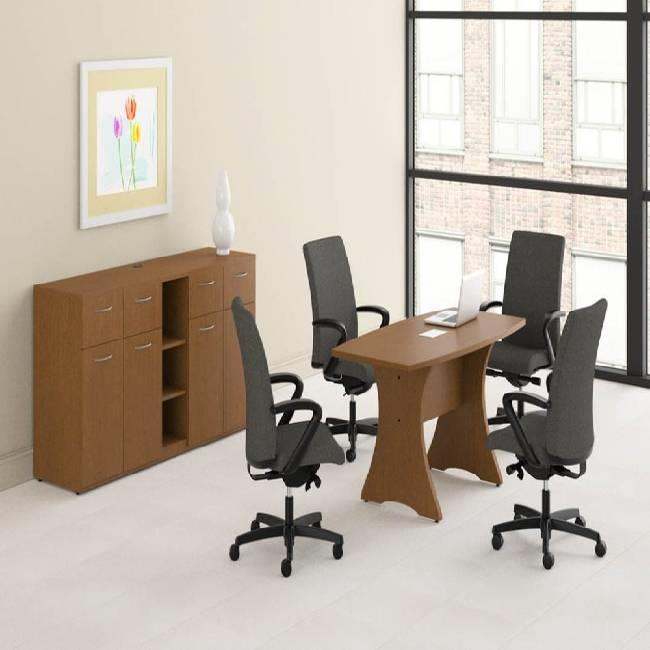Rectangular 4 Seater Conference Tables, Without Storage