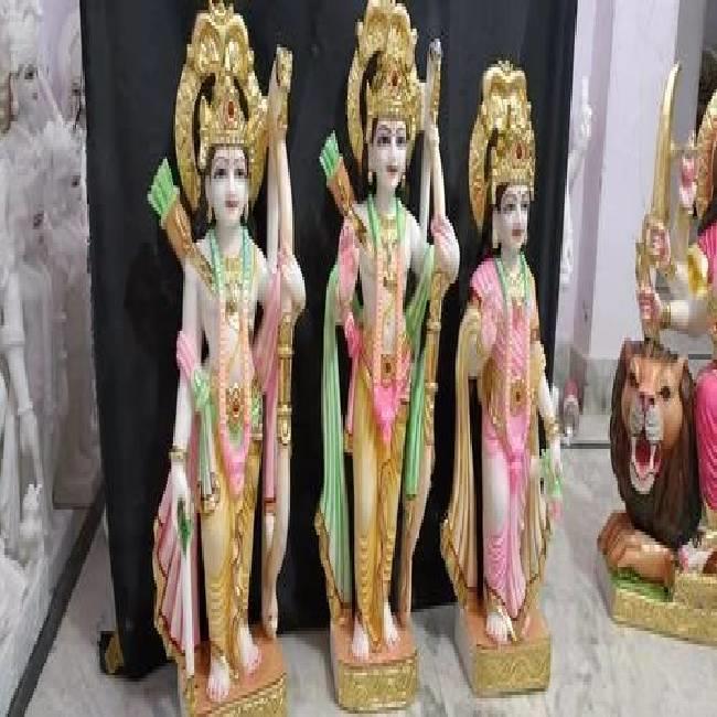 Ramdarbar White Marble 3feet