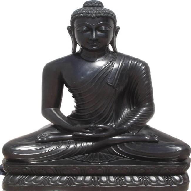 Buddh Ji Black Marble 3feet