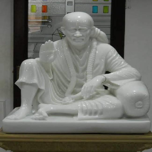 3 Feet Sai Baba Marble Statue