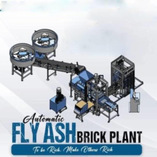 Hollow Fully Automatic Fly Ash Brick Plant
