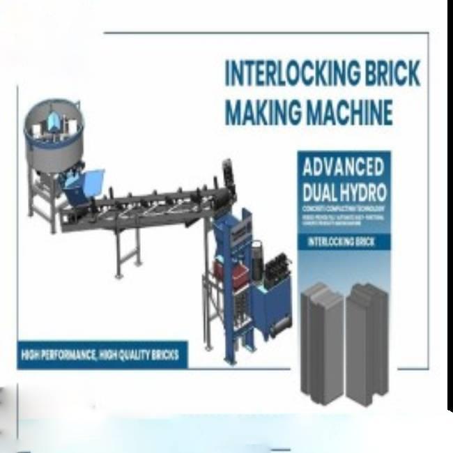 Solid Automatic Interlocking Brick Making Machine
