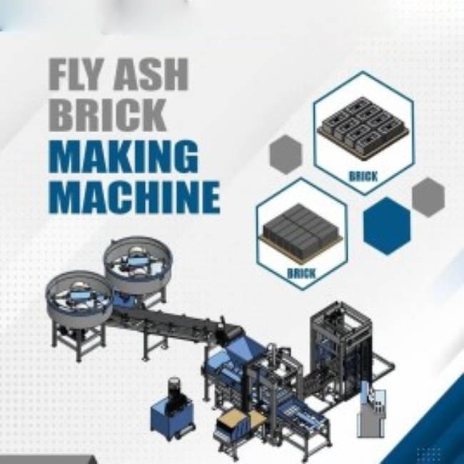 Semi-Automatic Fly Ash Brick Making Machine, 500-1000 bricks per hour